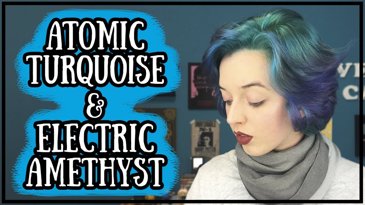 ANTES E DEPOIS: CABELO TURQUESA E ROXO - MANIC PANIC | Vem Cah
