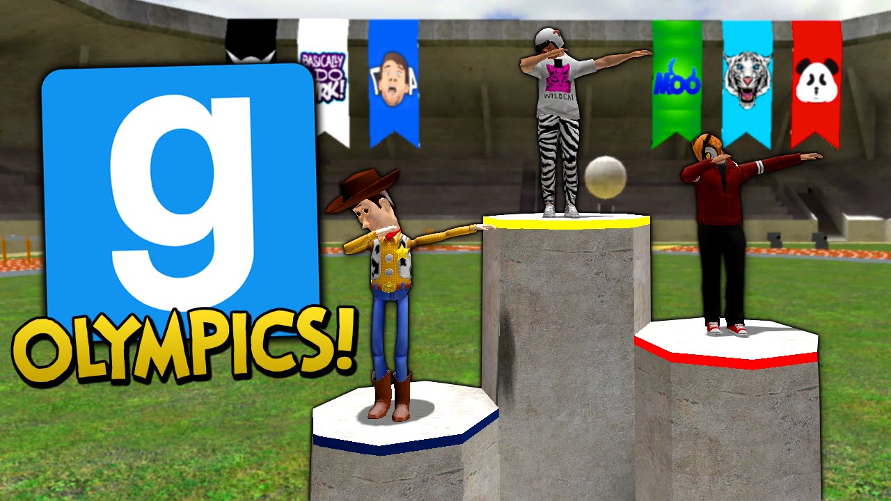 GMOD OLYMPICS! - Gmod Deathrun Funny Moments
