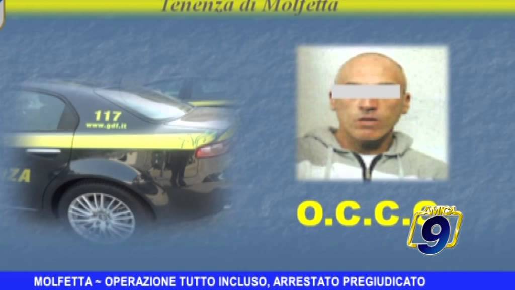 MOLFETTA | Operazione 'Tutto incluso', arrestato pregiudicato