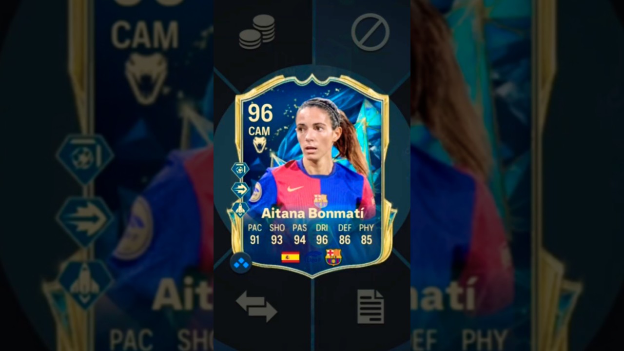 96 TOTS Bonmati Review on FC 25! #fc25 #eafc #ultimateteam #eafc25