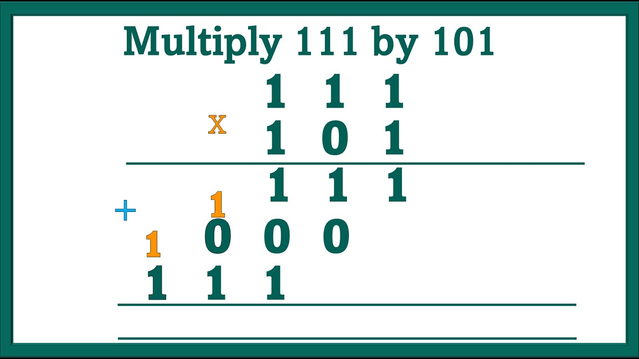 How to Multiply of Binary Numbers | JSS 1 Mathematics | GRADE 7 Mathematics | Basic 7 Mathematics