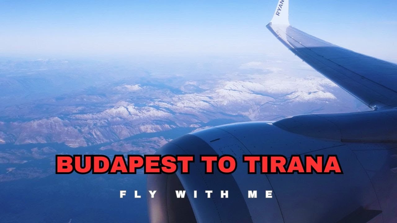 Fly With Me ✈️ Budapest to Tirana | Almost Full Flight Experience