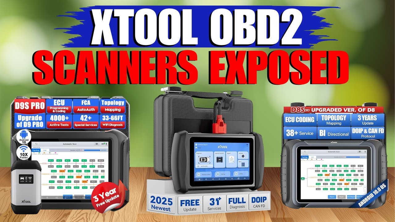 Top 3 XTOOL OBD2 Scanners Reviewed | Best Car Diagnostic Tools 2025 |