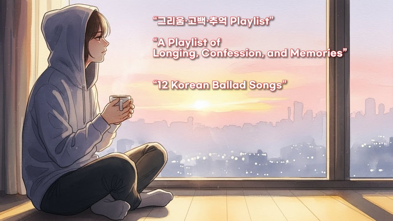 “감성 발라드 12곡 모음” “A Playlist of Longing, Confession, and Memories”