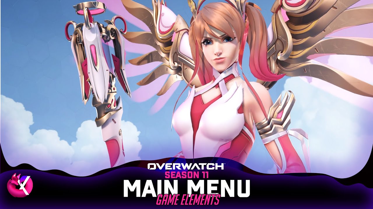 Rose Gold Pink Mercy | Overwatch 2 S11 Main Menu Music