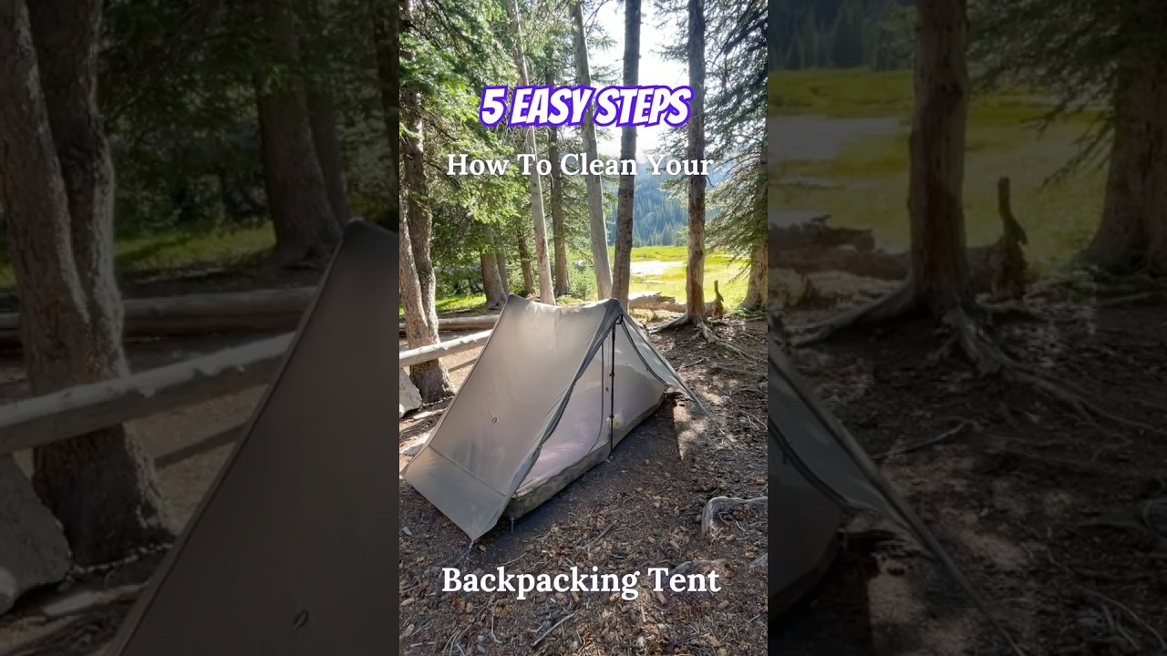 How To Clean Your Backpacking Tent