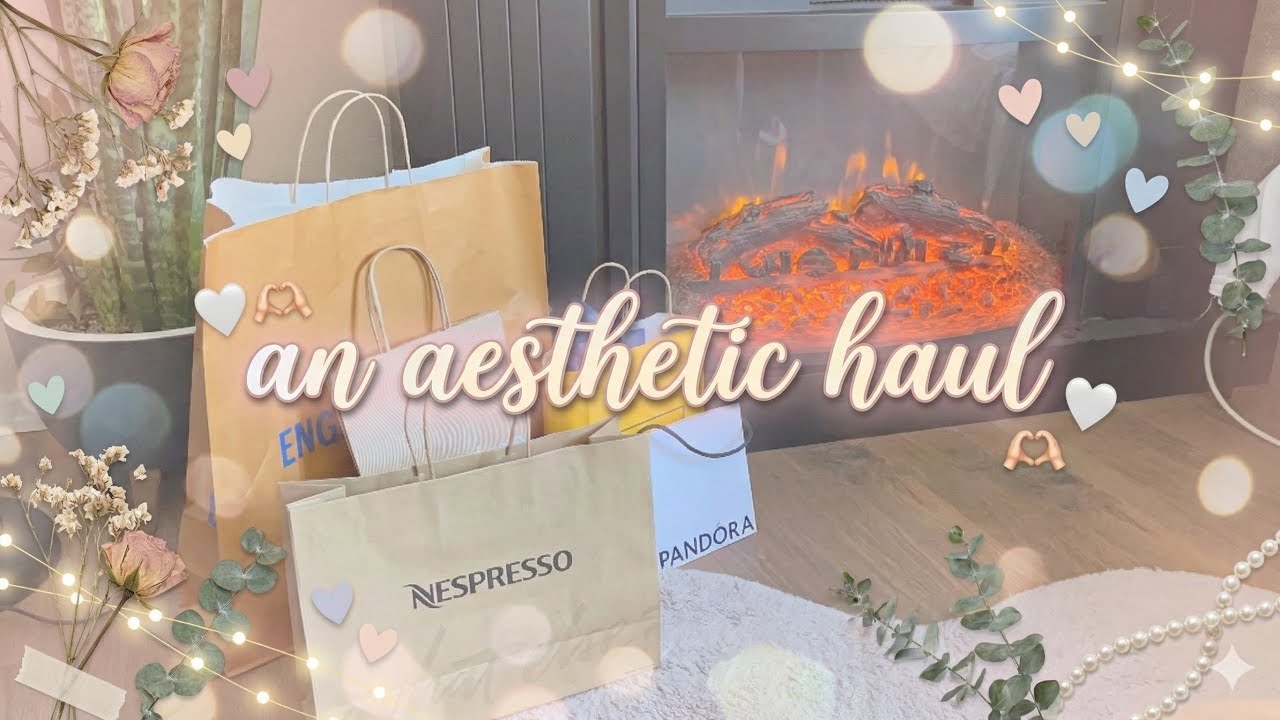 an aesthetic haul 🌼| Pandora, Loccitane, aesthetic shopping…