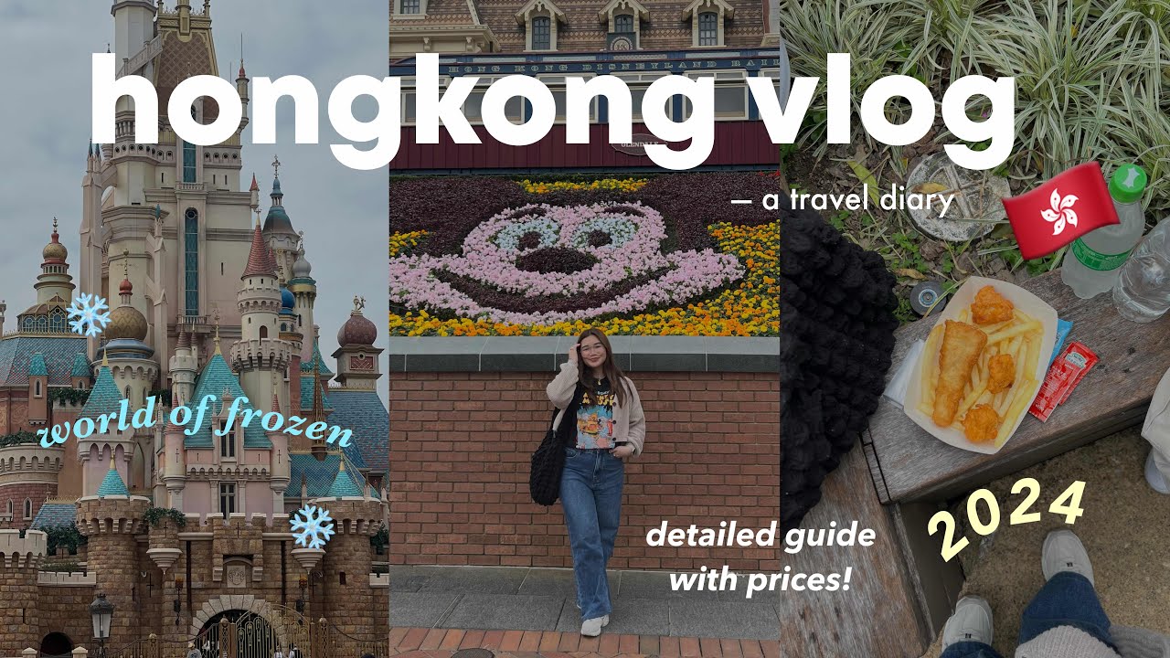 HONG KONG travel vlog 🇭🇰 Disneyland day! World of Frozen ❄️⛄️ + updated prices! | Sittie Saheda