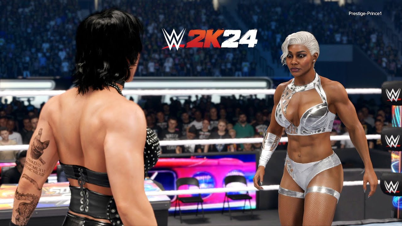 WWE 2K24 - Jade Cargill Vs Rhea Ripley - EXTREME RULES MATCH (PS5)