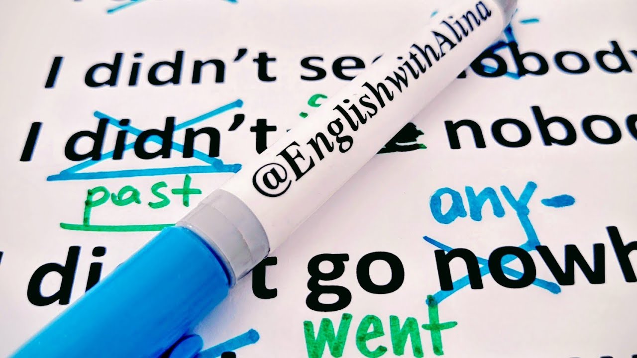 Stop Using Double Negatives! ❌ Fix These Common English Mistakes | English With Alina