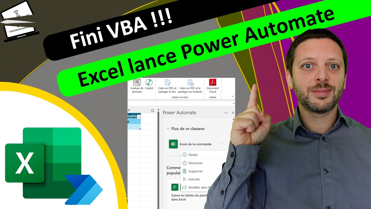 Lancer un flux Power Automate avec Excel