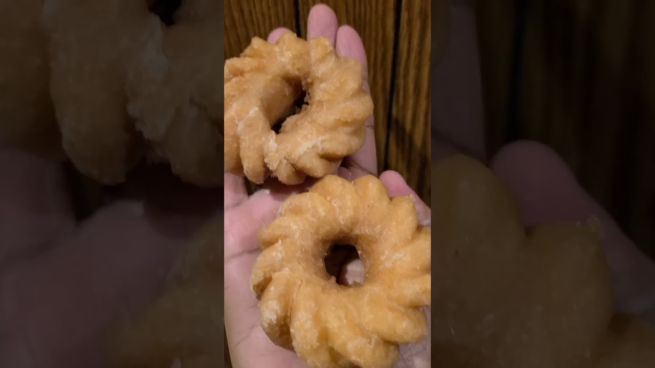 Krispy Kreme MINI CRULLERS #shorts