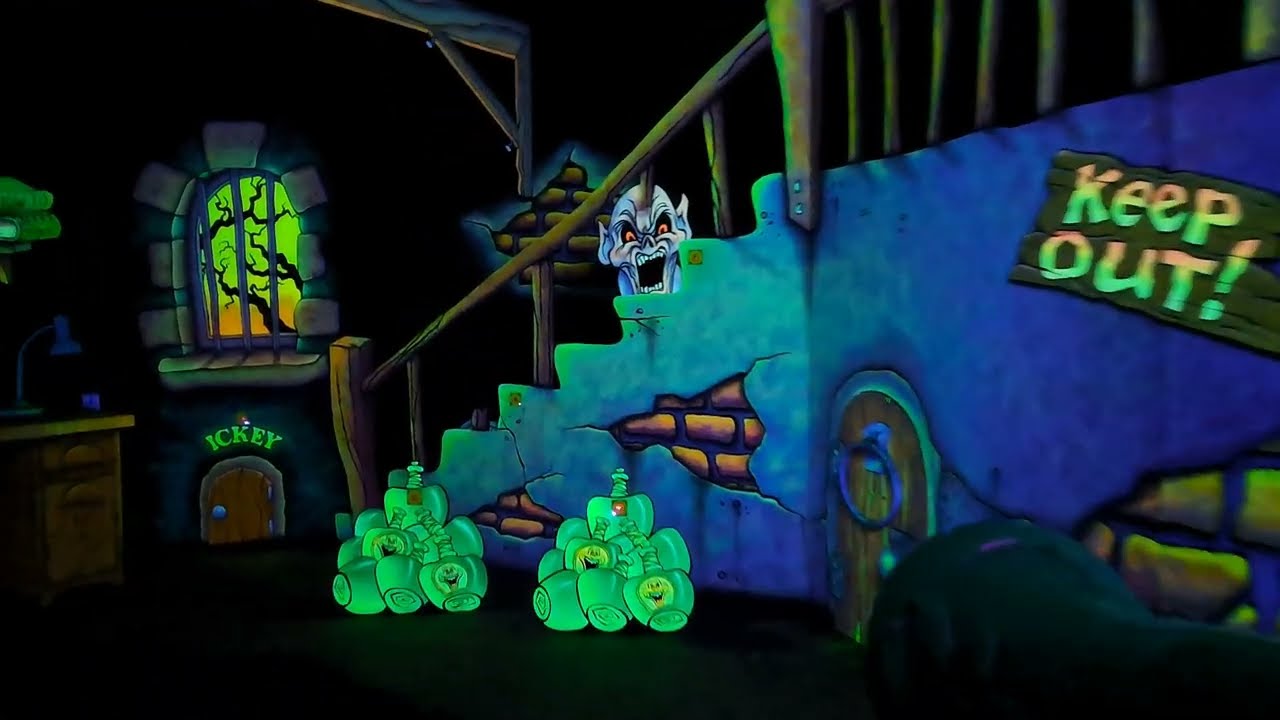 Boo Blasters on Boo Hill at Kings Dominion | Interactive Ride Through