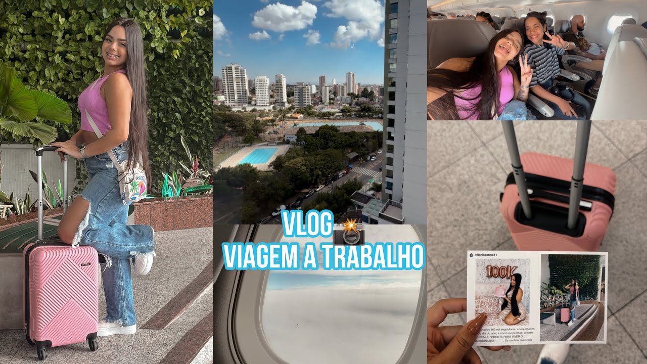 VLOG DE VIAGEM A TRABALHO (Primeira vez andando de avião) ✈️💼| #vlog #vlogvideo #vlogviral #viagem