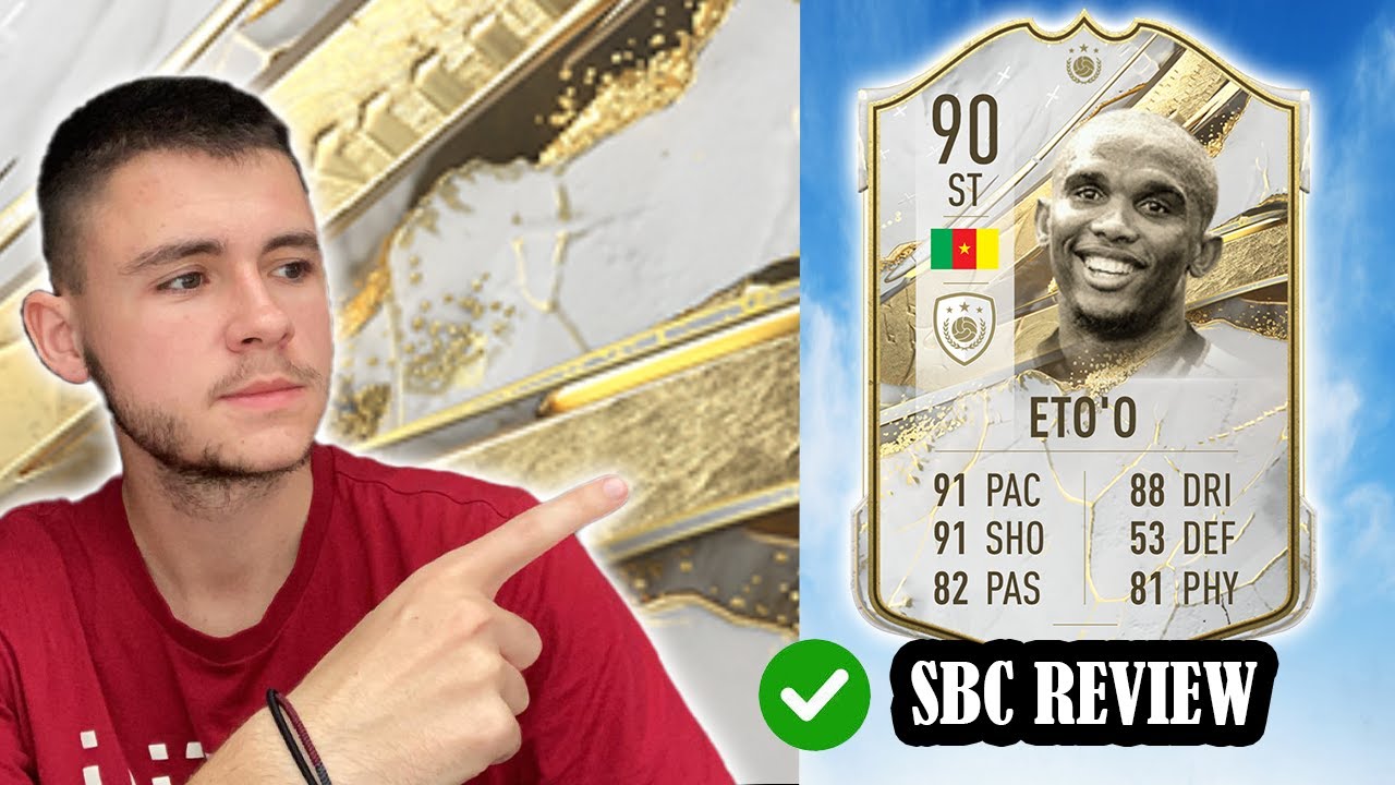 FIFA 23 SAMUEL ETO'O ICON SBC PLAYER REVIEW | IS HE WORTH IT? #etoosbc #iconsbc #fut23 #isheworthit