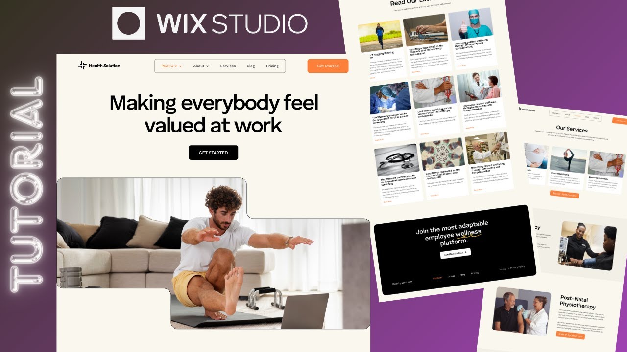 Wix Studio Web Design Tutorial - Beginner to Advance - WIX STUDIO TUTORIAL