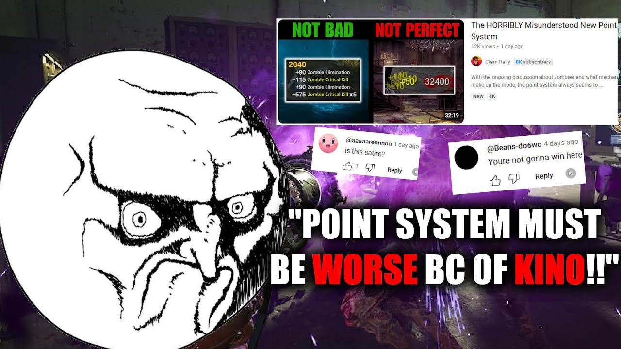 “New COD Zombies Point System is MISUNDERSTOOD bc KINO is BORING” According to this guy