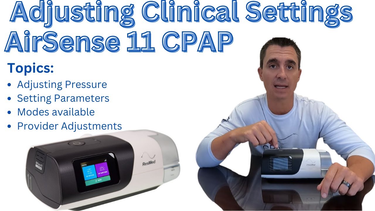 Как настроить клинические параметры — AirSense 11 CPAP