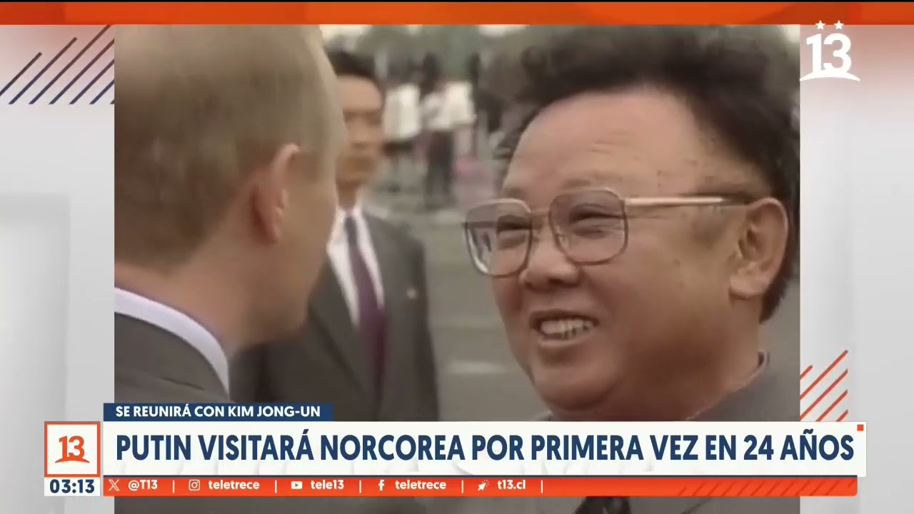 Vladimir Putin visitará Cora del Norte por primera vez en 24 años