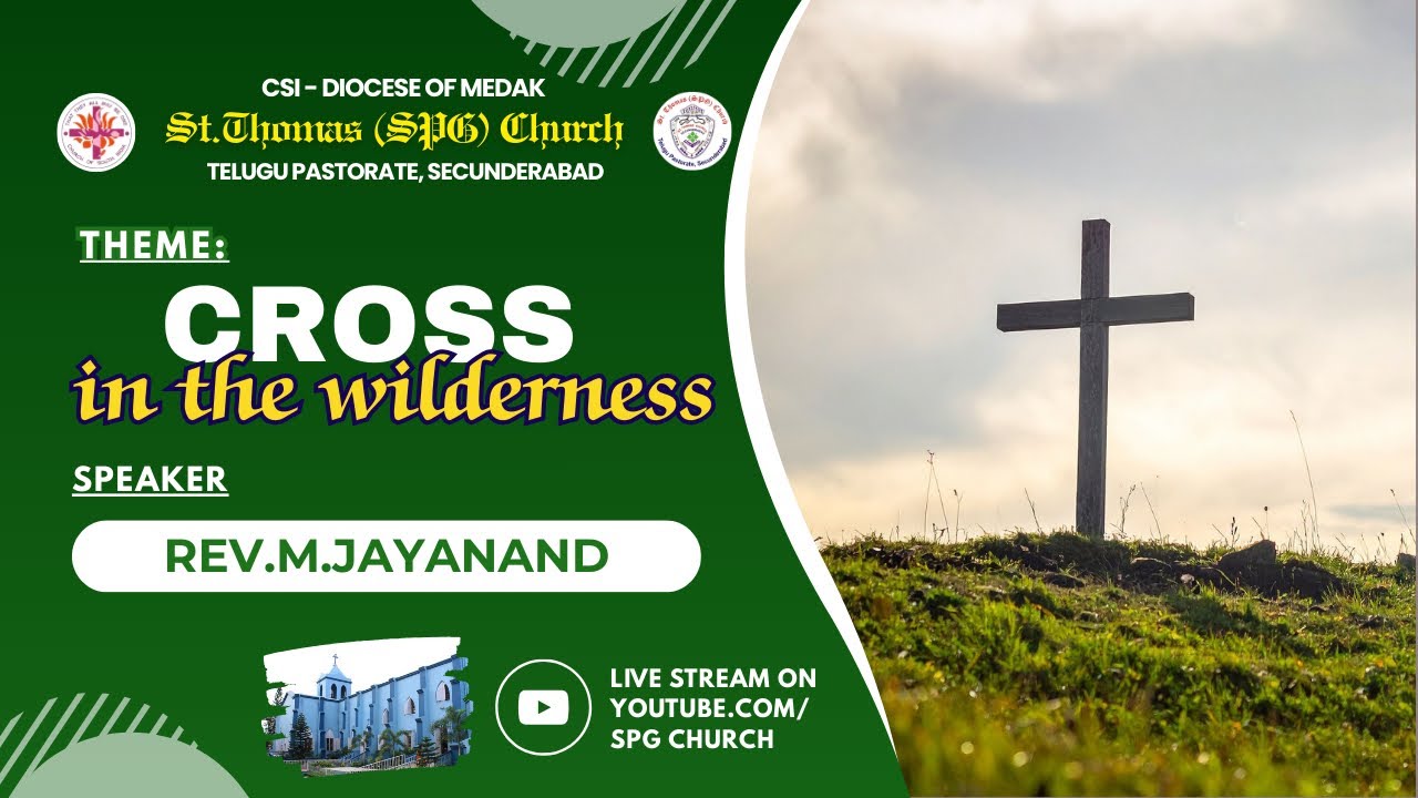 LIVE 🔴 11-03-2026 LENTEN WEDNESDAY SERVICE | St.Thomas (SPG) Church Telugu Pastorate, Secunderabad