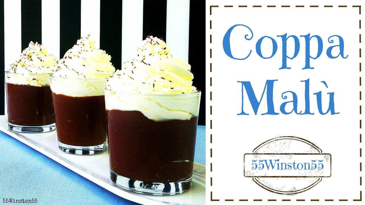 Coppa Malù - Coppa Dessert al Cioccolato e Panna