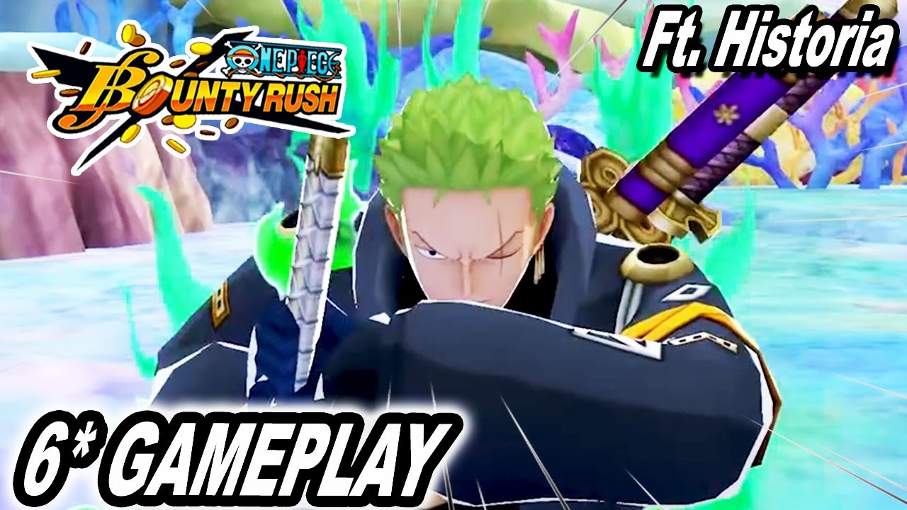6* Zoro Egghead Gameplay ! | El runner mas atacante del JUEGO! Ft. Historia | One piece bounty rush