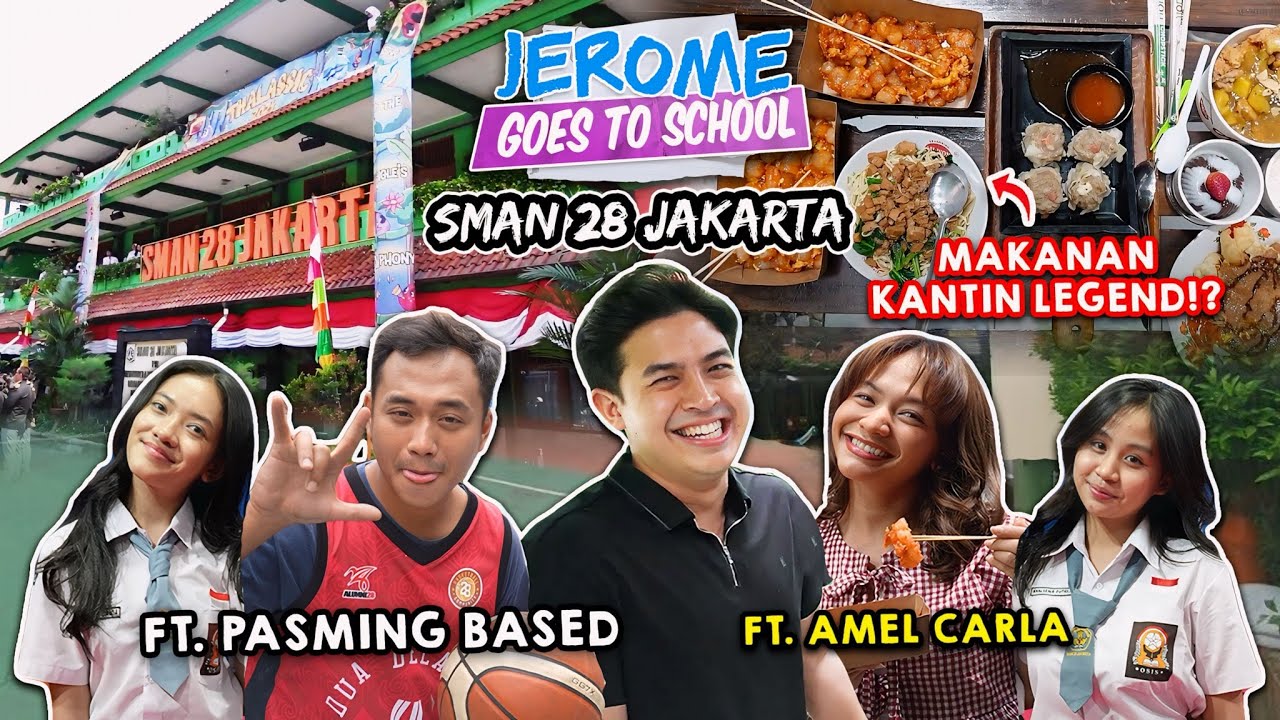 PECAH! MAIN KE SEKOLAH AMEL CARLA & TIKTOKER PASMING BASED! MAKAN CILOR LEGEND! GOES TO SMAN 28