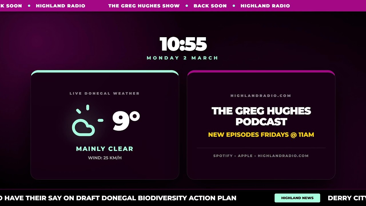 It's The Greg Hughes Show for Monday! 2/3/26