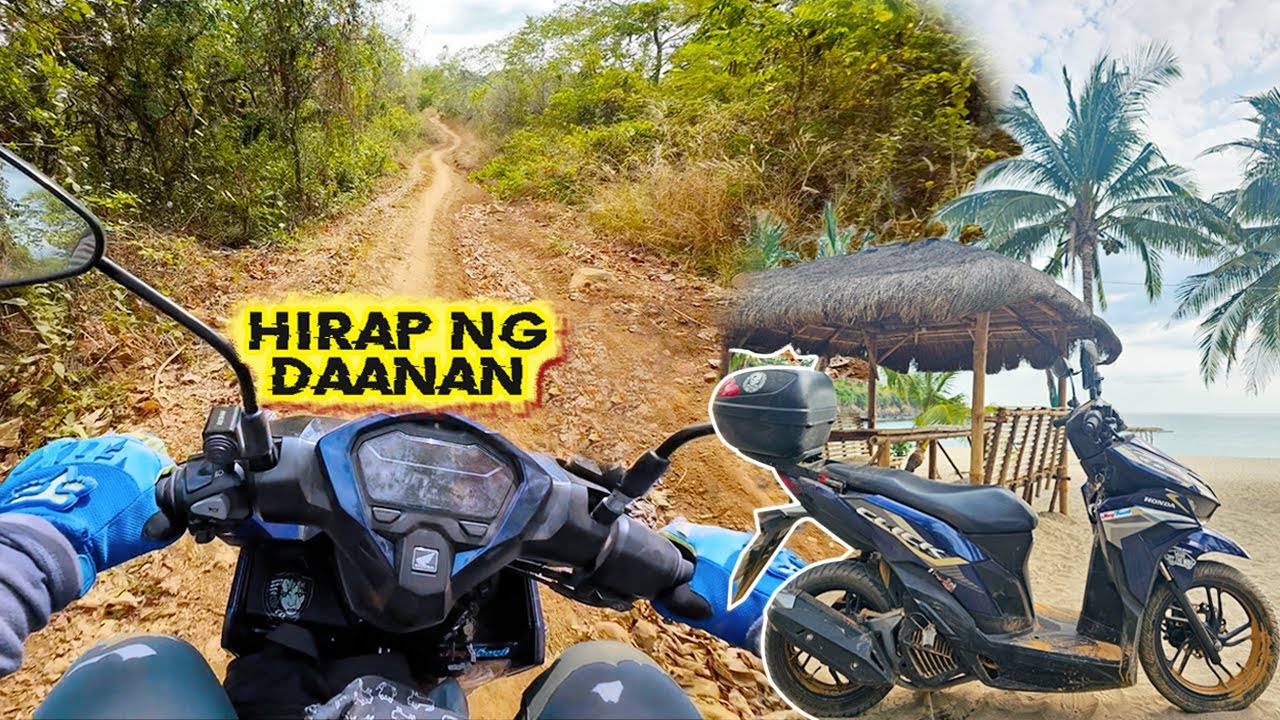 QUINAWAN Bagac RIDE to  LAKI BEACH Mariveles Honda CLICK125 V3