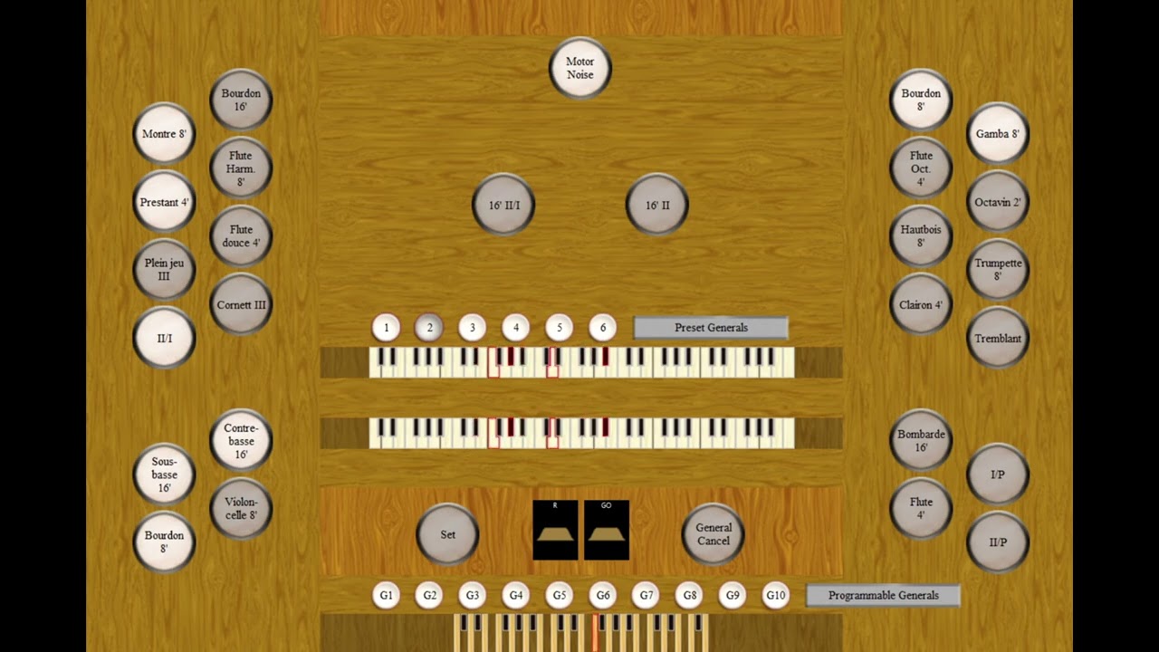 GrandOrgue - Virtual Pipe Organ | Hymn - O Perfect Love #PraisonS975