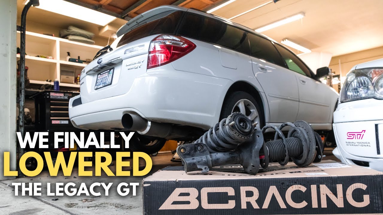 Установка койловеров на Legacy GT (НАКОНЕЦ-ТО) и JDM-штучки!