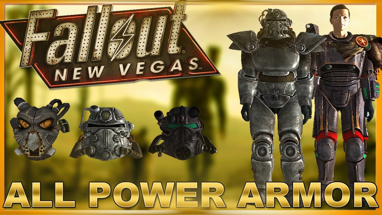 Fallout New Vegas: ALL POWER ARMOR SETS AND ALL VARIATIONS! (+DLC)