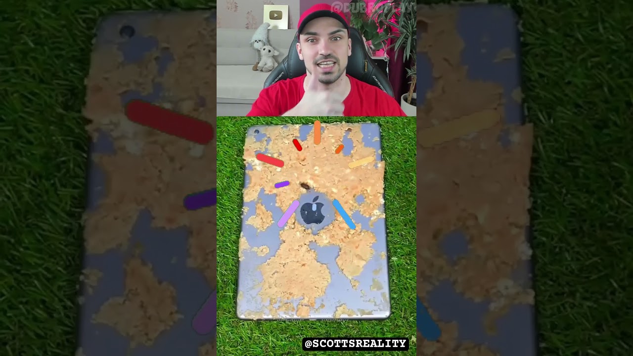 Кастомный чехол на iPad из КРЕКЕРОВ🍪? #shorts