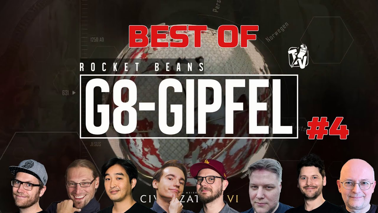 Best of Rocket Beans | Civilization 6 G8-Gipfel #4 Mit Brammen, Maurice, Writing Bull, Holger & BENS
