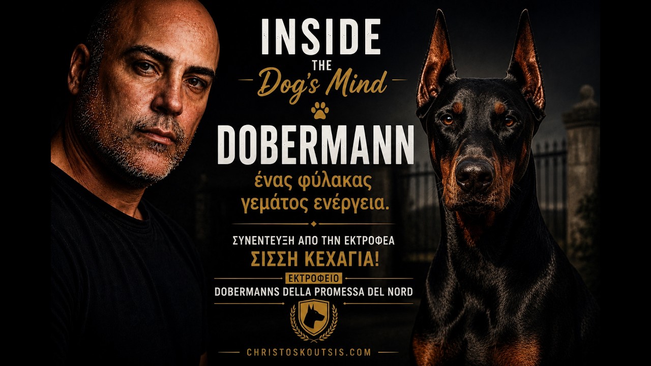 Doberman Ντόμπερμαν ένας φύλακας γεμάτος ενέργεια. Συνέντευξη από την εκτροφέα Σίσση Κεχαγια! Επ. 21