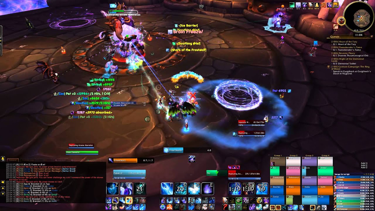 Highmaul - Mythic Imperator Margok - Frost Mage PoV