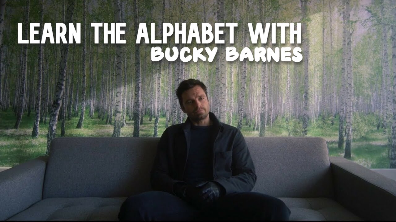 Learn the alphabet with Bucky Barnes.
