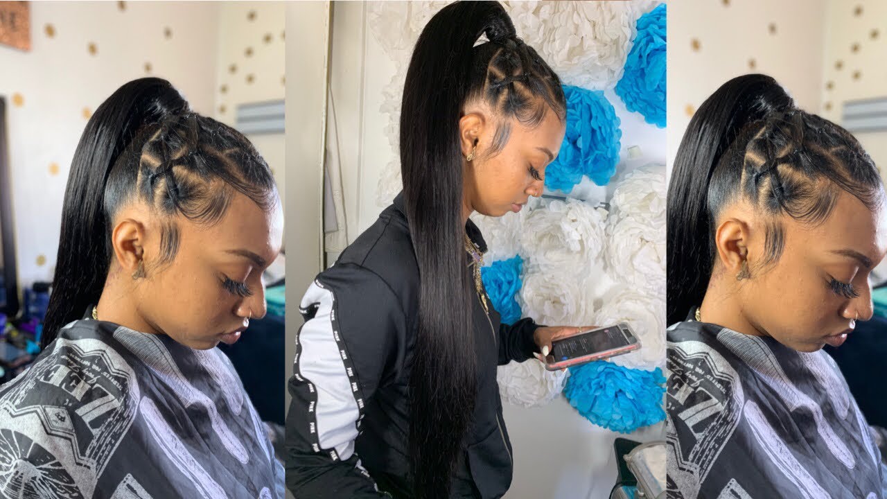Rubber Band Method High Ponytail🤩