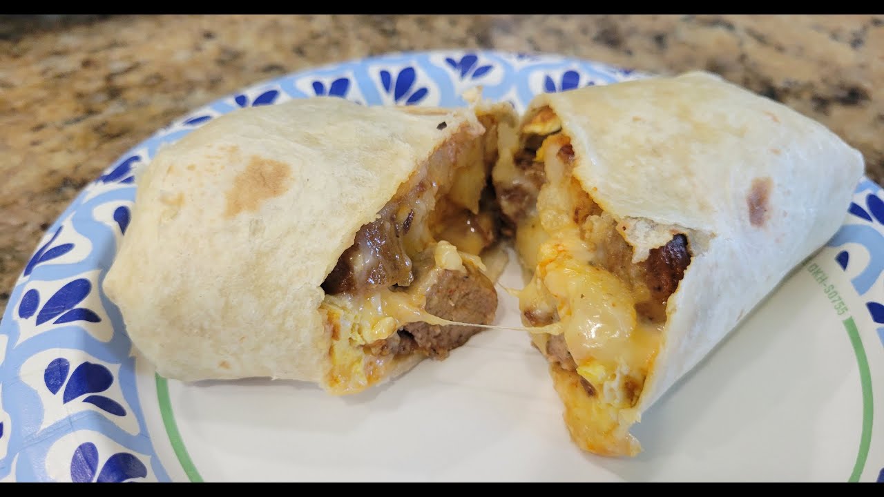 “Loaded Breakfast Burrito 🌯 | Start Your Day With Flavor”