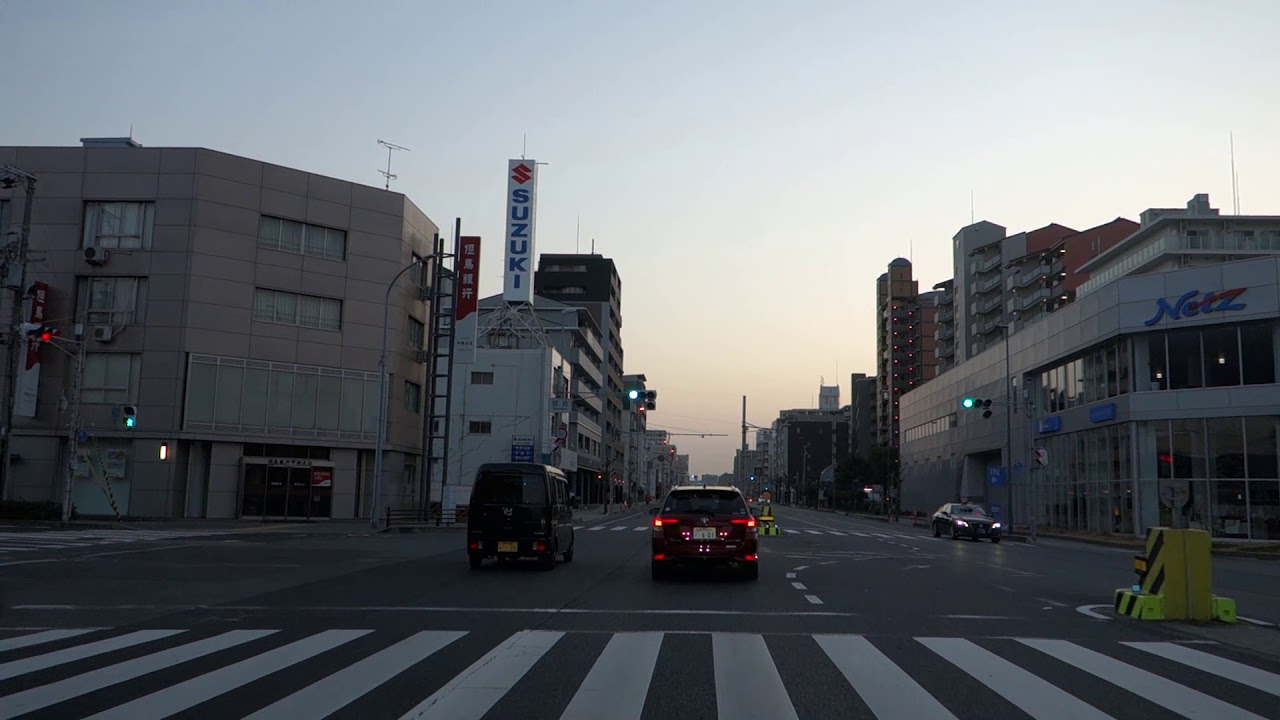 朝日を求めて2号線を走ったが方角が違った