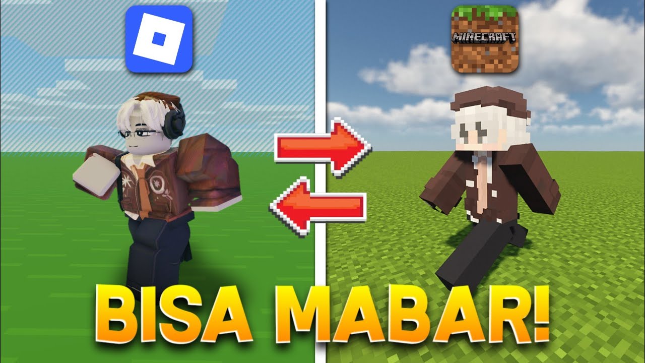 AKU COBA MAIN ROBLOX TAPI MABAR SAMA MINECRAFT!