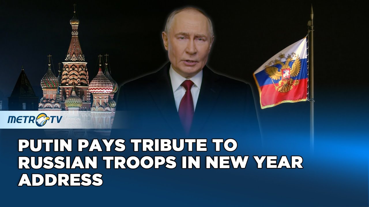 Putin Sends New Year Greetings, Voices Support for Troops in Ukraine Conflict