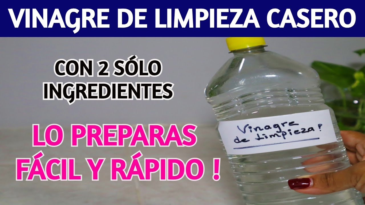 🌺 Cómo hacer VINAGRE BLANCO DE LIMPIEZA en casa fácil y rápido / VINAGRE DE LIMPIEZA !
