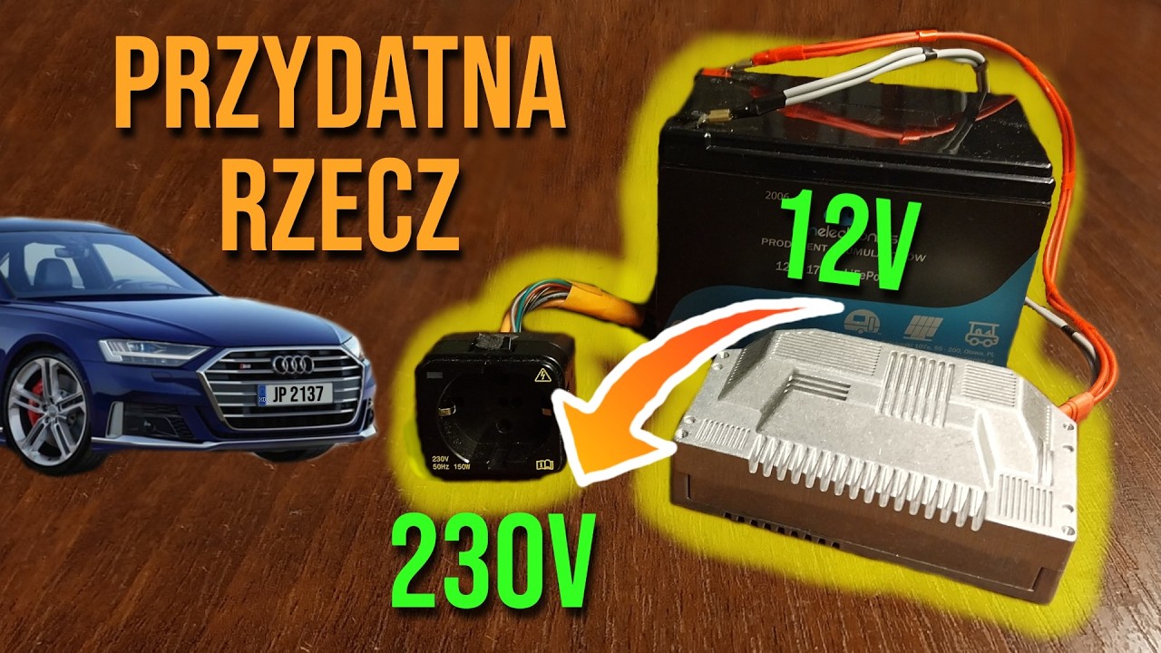 Hakowanie przetwornicy z 12V na 230V i przeróbka na inwerter solarny