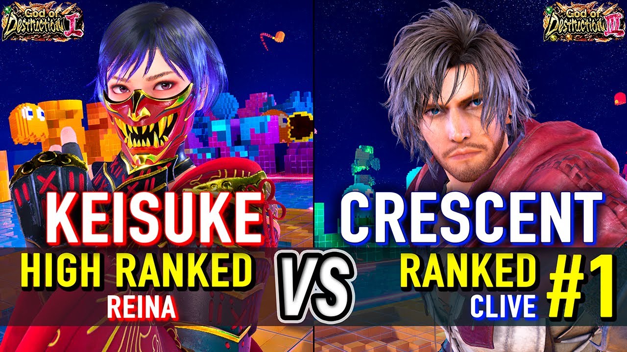 T8 🔥 KEISUKE (Reina) vs CRESCENT (#1 Ranked Clive) 🔥 Tekken 8 High Level Gameplay