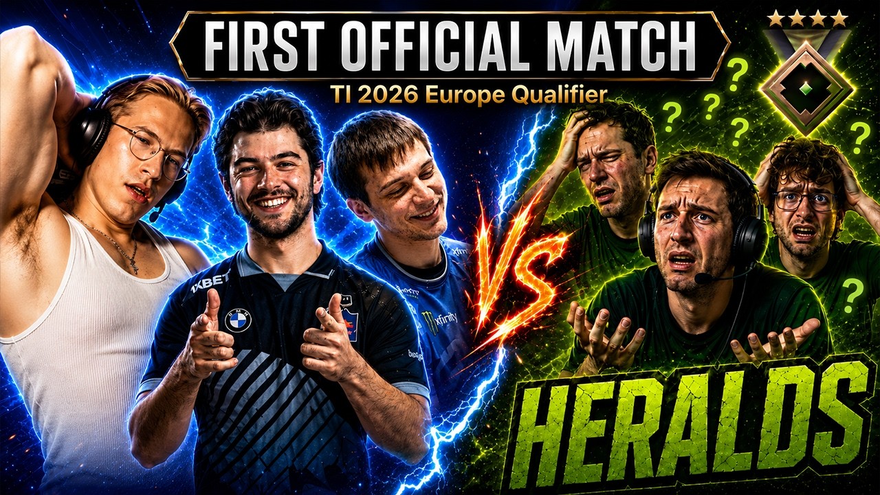 ARTEEZY, TOPSON & CEB vs HERALDS&hellip; Their FIRST Official Match - TI 2026 Europe Qualifier