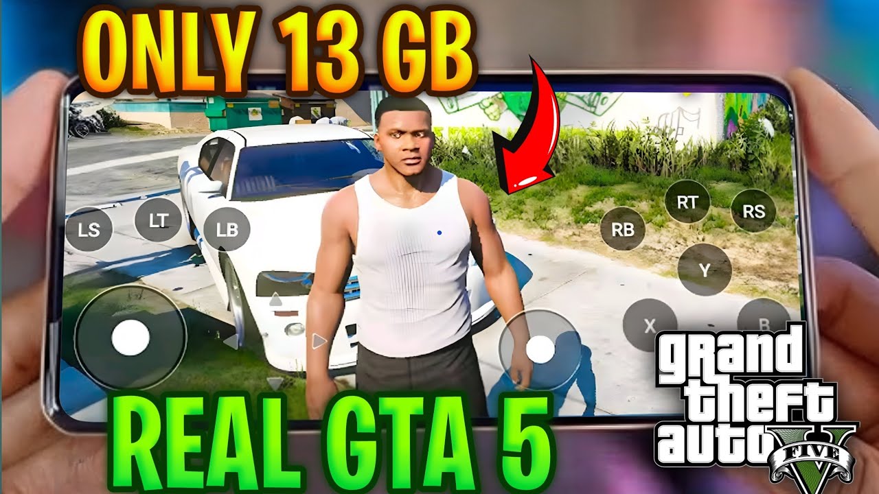 Playing Gta 5 in my low end Mobile Only 13 GB🤫