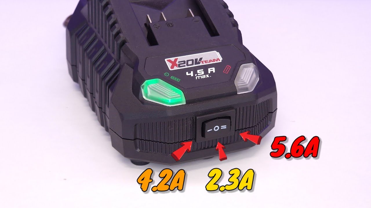 How to Increase the Charging Current of the Parkside 4.5A Charger up to 5.6A