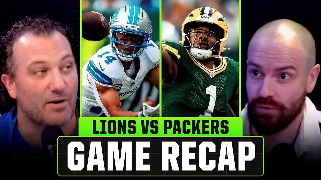 Packers vs Lions FULL Reaction & Review