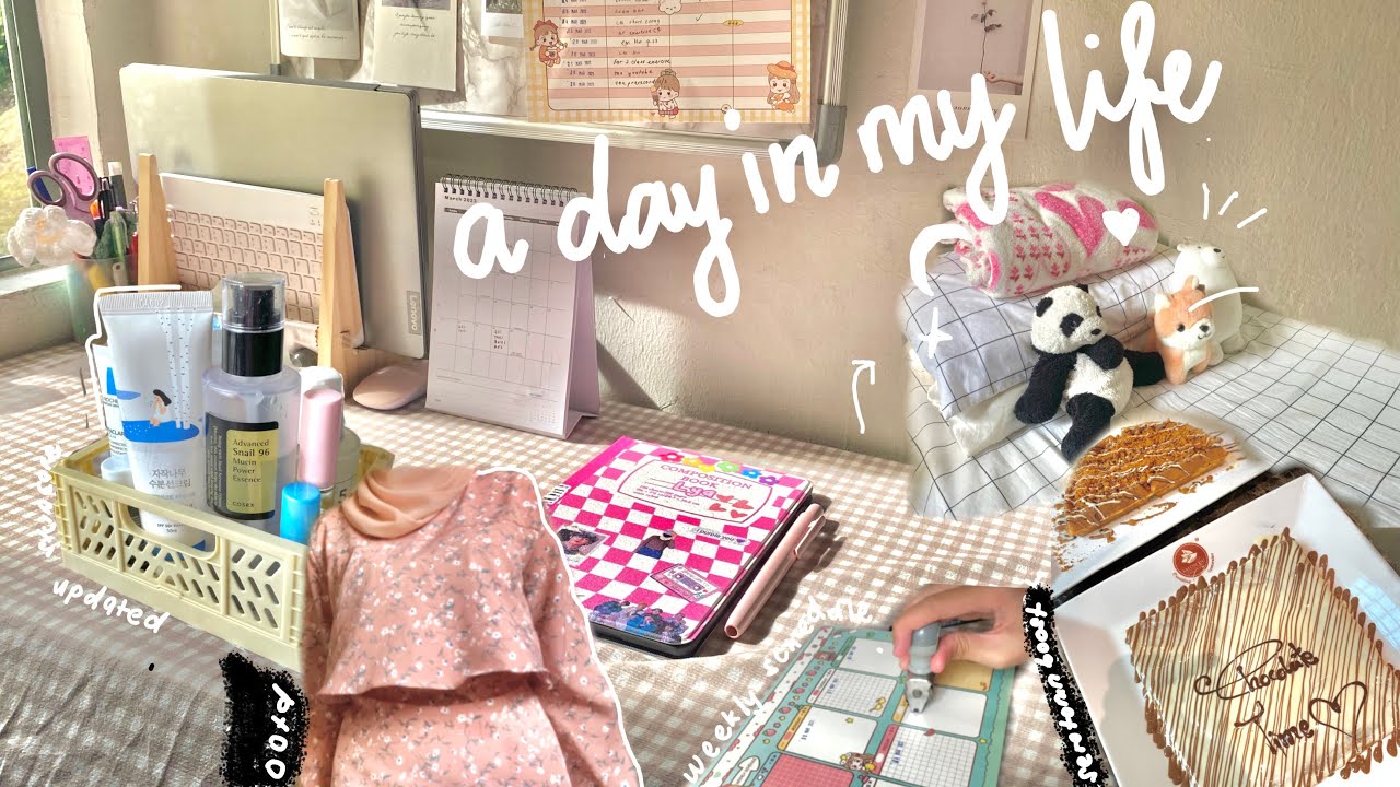 🦄a day in my life as a student in Malaysia , summer routine,online class and birthday celebration🎂